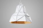 Octagon Fat Gold Faceted Light | Pendants by ADAMLAMP. Item made of steel works with industrial & modern style