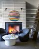 Watermill Pool House Art | Oil And Acrylic Painting in Paintings by Irene Mamiye | Private Residence - Water Mill in Water Mill. Item composed of canvas and synthetic