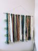 Handmade Textured Wall Hanging Decor - Boho Style | Macrame Wall Hanging in Wall Hangings by Hippie & Fringe. Item composed of wood and fabric in boho or modern style