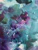 Jackmanii 🔴 | Oil And Acrylic Painting in Paintings by Darlene Watson Abstract Artist. Item composed of canvas and synthetic