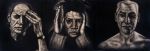 All The Dead Painters | Oil And Acrylic Painting in Paintings by PMS Artwork | AD Gallery: Contemporary Fine Art in Beverly Hills. Item made of wood with synthetic