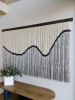 Lots Of Dots | Macrame Wall Hanging in Wall Hangings by Kat | Home Studio. Item made of wood & fabric compatible with contemporary and japandi style