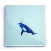 Coaster Set — Whales | Tableware by 204 Haus Crafters. Item composed of wood compatible with boho and eclectic & maximalism style
