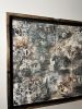 "ocean textures" (sold) | Mixed Media in Paintings by VISCERAL HOME STUDIO. Item composed of wood and concrete in boho or mid century modern style
