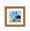 Water Signs I | Mixed Media by KNOF design. Item made of canvas works with contemporary style