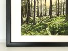 Mossy woodland painting | Oil And Acrylic Painting in Paintings by Coleman Senecal Art. Item composed of canvas & synthetic