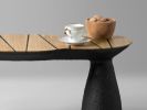 TOKI Bench — Sculptural Oak Seating Object | Benches & Ottomans by Donatas Žukauskas. Item made of oak wood & cement compatible with boho and contemporary style