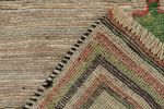 Vintage Persian Tribal Runner in Beige with Green and Red | Area Rug in Rugs by Rug and Kilim