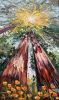 The Stillness That Made Me | Oil And Acrylic Painting in Paintings by Lisa Elley ART. Item works with mid century modern & contemporary style