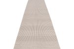 Modern Flat Weave Beige Brown Geometric Striped Pattern | Area Rug in Rugs by Rug and Kilim
