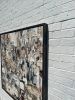 the power of intention | Mixed Media by visceral home. Item composed of canvas & concrete compatible with mid century modern and contemporary style