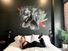 Airbnb Mural: Kobe Bryant & Nipsey Hussle Mural | Murals by Devona Stimpson. Item composed of synthetic