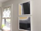 Tell me about that Sunday morning in Lyon I and II | Oil And Acrylic Painting in Paintings by Wendy Briggs Powell. Item made of paper & synthetic