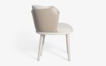 Fold Upholstered Dining Chair | Chairs by LAGU. Item made of fabric compatible with modern style