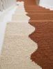 Handwoven Woolen Terracotta Runner Rug | Rugs by Evergreen Carpets. Item made of wool works with boho & minimalism style