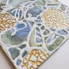 Watercolor and Gold-Foiling Painting on Wood Panel - 05 | Paintings by Apoorva Kasaraneni