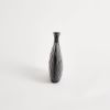 Flat vase - shiny black | Vases & Vessels by Project 213A. Item composed of stoneware compatible with contemporary style