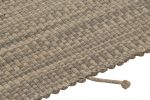Rug & Kilim's Accent Kilim, Beige and Gray Textural Stripes | Area Rug in Rugs by Rug and Kilim