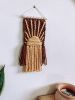 Mini Woven Wall Hanging Decor - Sunshine Embroidery | Macrame Wall Hanging in Wall Hangings by Hippie & Fringe. Item composed of fiber in boho or art deco style