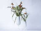 Milky White TRIPOD Glass Vase Set | Vases & Vessels by Maarten Baptist. Item made of glass works with contemporary & modern style