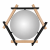 Regent Mirror | Decorative Objects by Sand & Iron. Item composed of oak wood and steel in mid century modern or contemporary style
