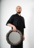 Rakis Mirror - Round Ceramic Mirror by Catalin Filip | Decorative Objects by Catalin Filip. Item made of ceramic & glass compatible with contemporary and eclectic & maximalism style