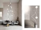 Zustrich - chandelier by Svitanok | Pendants by SVITANOK by Artem Zakharchenko. Item composed of steel and glass in boho or minimalism style