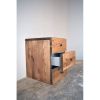 Reclaimed Drawer Unit / Pedestal | Sideboard in Storage by Riz and Mica •Make•. Item composed of oak wood