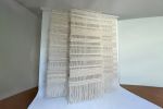 Triptych Fiber Art Hangings | Wall Hangings by MACRO MACRAME by Maeve Pacheco. Item made of cotton compatible with minimalism and contemporary style