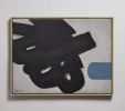 Abstract Expressionism Framed Giclée Print I Sun I Small | Prints in Paintings by ART + ALCHEMY By Nicolette Atelier. Item composed of wood and canvas in minimalism or japandi style