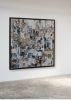 "the power of intention" (sold) | Oil And Acrylic Painting in Paintings by VISCERAL HOME STUDIO. Item composed of canvas & concrete compatible with mid century modern and contemporary style