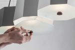 Zhe Pendant 6 | Pendants by SEED Design USA. Item composed of wood and steel
