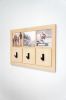 3X2 Panel + 3 Single Hooks + 3 Acrylic Tiles Kit | Hardware by NINE O. Item made of wood