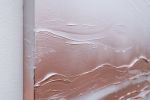 Rose Gold Waters | Mixed Media by Nichole McDaniel. Item made of canvas