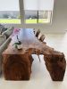 Walnut Burl Live Edge Waterfall Large Desk | Tables by Lumberlust Designs. Item composed of walnut in contemporary or eclectic & maximalism style