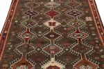 Vintage Gabbeh Persian Runner Rug with Colorful Geometric | Area Rug in Rugs by Rug and Kilim
