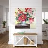 "Joy Comes with the Morning" Floral Tulip Painting | Oil And Acrylic Painting in Paintings by Mandy Martin Art. Item composed of synthetic