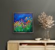 Midnight Dream III | Oil And Acrylic Painting in Paintings by Checa Art. Item made of canvas