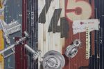 Fragile Machinery | Collage in Paintings by Glen Gauthier. Item made of paper