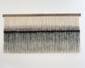 Dip Dyed Wool Wall Art- Zorke 40 | Tapestry in Wall Hangings by Olivia Fiber Art. Item made of oak wood with canvas works with minimalism & mid century modern style