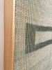 Green like Gold #1;  2023 Minimalist Woven Tapestry | Wall Hangings by Cheyenne Concepcion. Item made of maple wood with fiber works with minimalism & mid century modern style