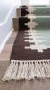 Handwoven Woolen Runner Rug | Rugs by Evergreen Carpets. Item made of wool works with boho & minimalism style