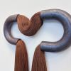 Ceramic Curve 16 | Wall Sculpture in Wall Hangings by Eliza Bentz. Item composed of ceramic and fiber in minimalism style