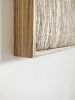 Stillness | Tapestry in Wall Hangings by Saskia Saunders | Gauthier Soho in London. Item made of oak wood with cotton works with contemporary & japandi style