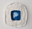 Indigo Rose | Decorative Objects by Tanya Coates. Item composed of ceramic & paper compatible with contemporary style