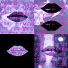 Shut Up and Kiss Me Hot Pink Quad | Photography by Joanie Landau | Eclectic Home in Greenwich. Item made of paper