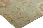 Rug & Kilim’s Oushak Rug in Beige and Green with Floral | Area Rug in Rugs by Rug and Kilim