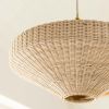 Lattu Rattan Pendant Shade | Pendants by Hastshilp. Item in boho or minimalism style