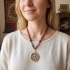 Zodiac Rat Avalokiteshvara Thangka Pendant Art | Ornament in Decorative Objects by Dynasty Artisan. Item made of metal compatible with contemporary and eclectic & maximalism style