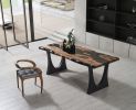 Black Walnut Live Edge Dining Table - Kitchen Table | Tables by Tinella Collection. Item composed of wood compatible with contemporary and country & farmhouse style
